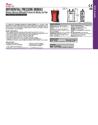 Thumbnail of document Data Sheet - DP3 Differential Pressure Module